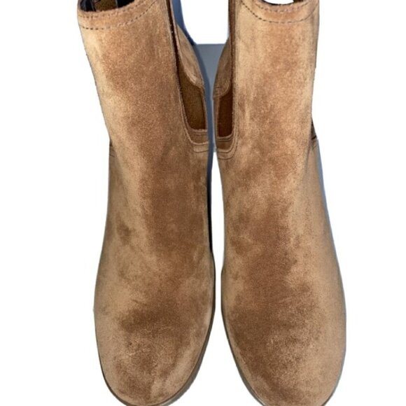 Sorel Women's Joan‎ Uptown Chelsea Waterproof Wedge Bootie Omega Taupe Gum 10 41 - Picture 4 of 7